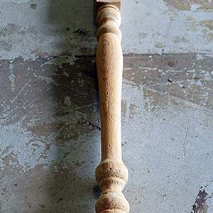 Victorian-style banister